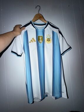 Men Authentic Argentina World Cup Jersey brand new Size Small
